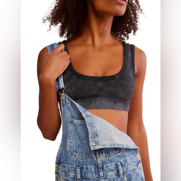 Free People Other - Free People Everyday Lou Scoop Bralette. NWT. Black